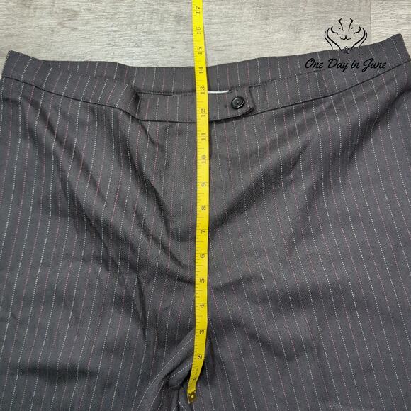 Kim Rogers Plus Size Signature Pin Striped Pants Size 16W - Picture 4 of 6